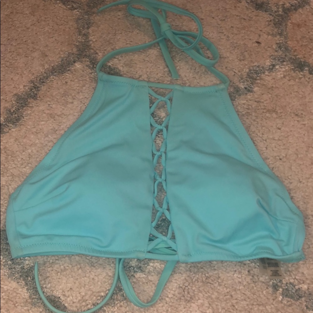 pink victoria secret bathing suit top